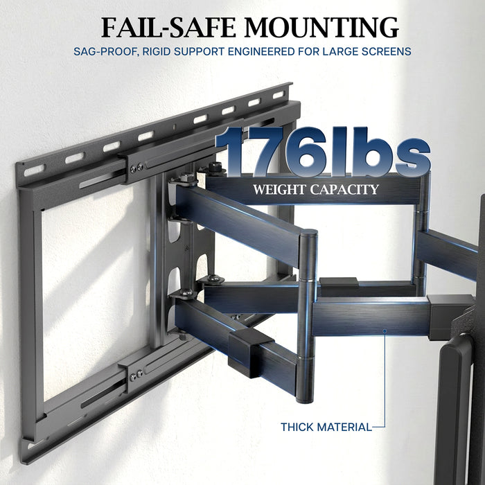 Pro Heavy Duty Full Motion TV Wall Mount Weight Capacity