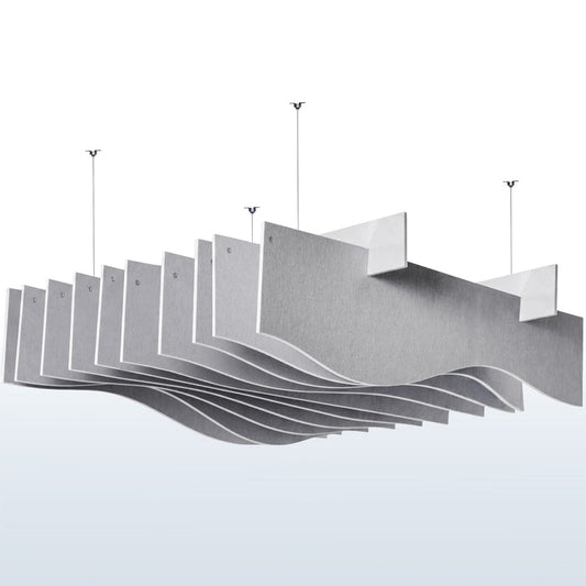 Wave Acoustic Ceiling Waffle Panel