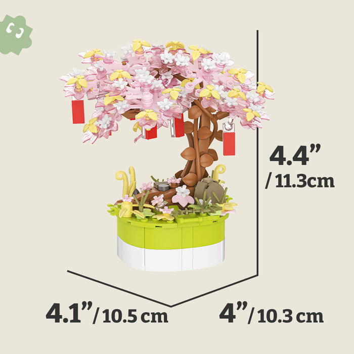 Wishes come true beneath the cherry blossoms. Build your own tree and hold on to your dream. You'll Always Get There with PieceRelax.
