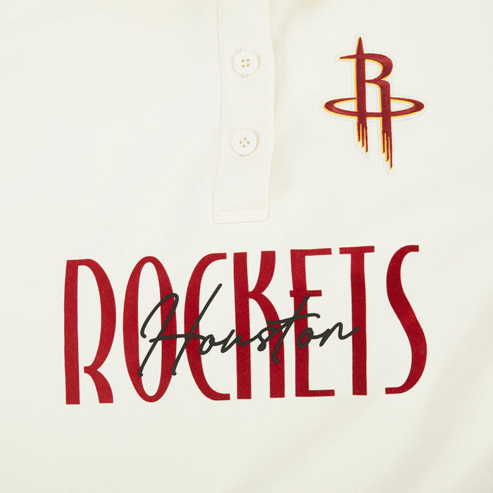 Women's Houston Rockets Pro Standard Long-Sleeve Polo