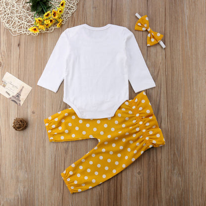 YOU ARE MY SUNSHINE Outfit with Headband